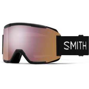 Smith Squad goggles in Black + Chromapop Everyday Rose Gold